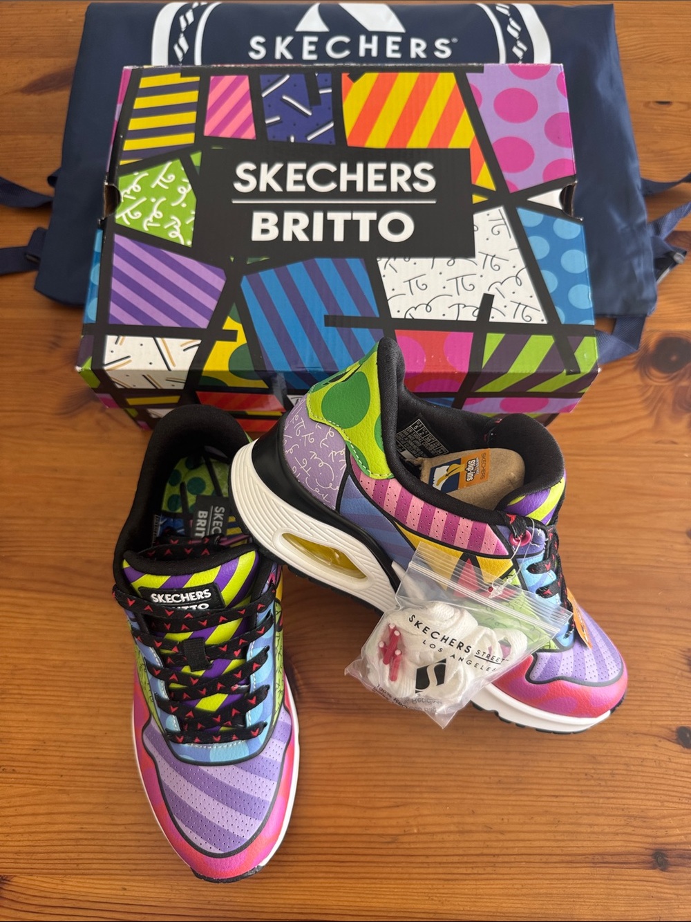Skechers x Britto Landscape Multicolor Pop-Art Slip-ins Sneakers
